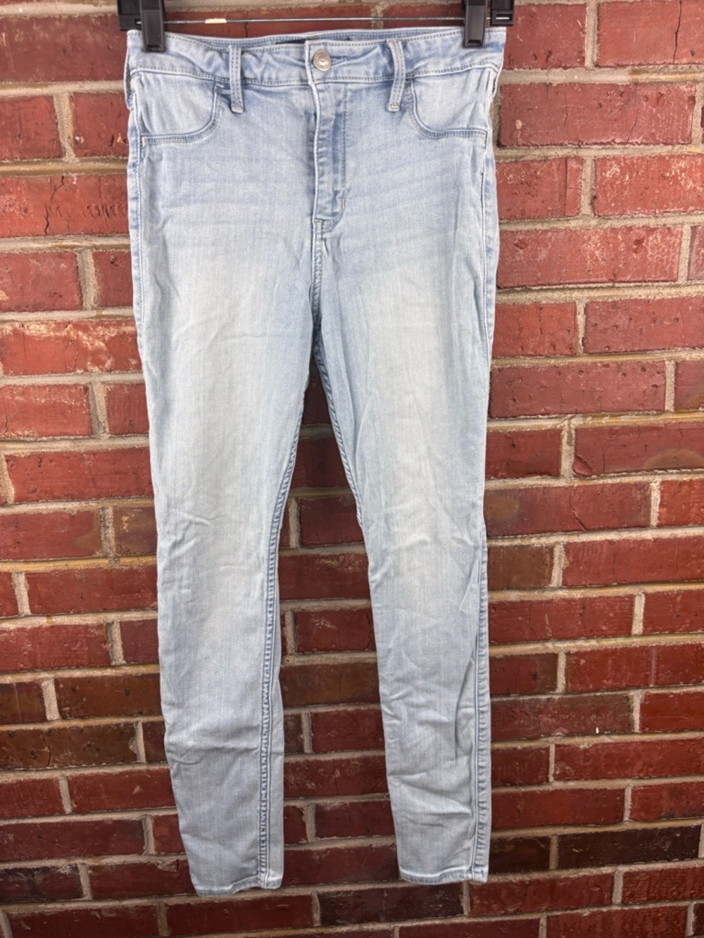 Hollister High-Rise Jean Legging Light Wash Size 9R
